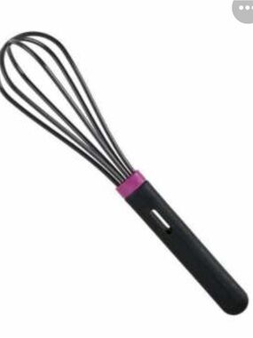 Tupperware Black and purple Silicone Whisker/mixer/beater